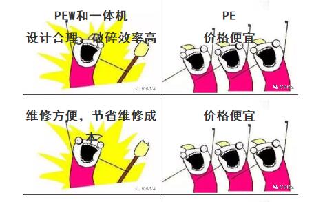 PE、PEW和一体机，3种主流颚式破碎机的区别